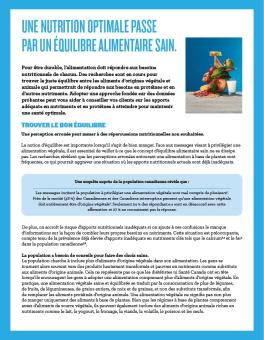 Equilibre alimentaire