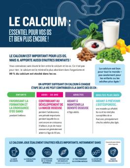Le calcium : essentiel pour vos os et bien plus encore !