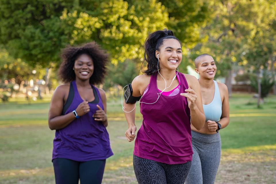 Women jogging